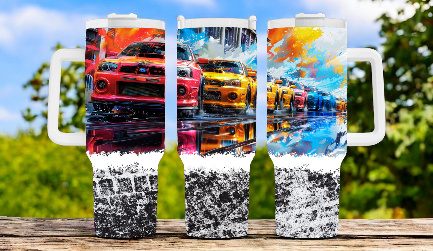 Fast Cars 40oz Tumbler