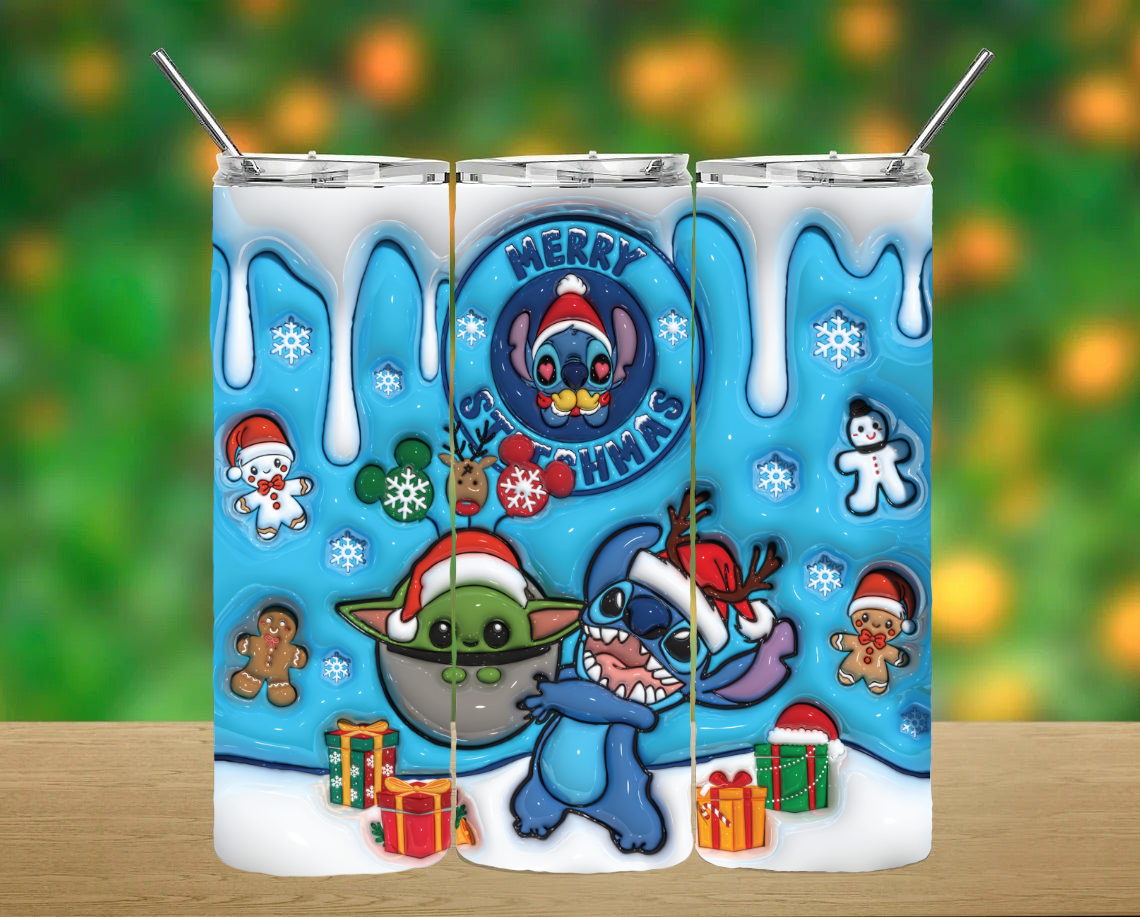 Christmas Stitch Tumbler