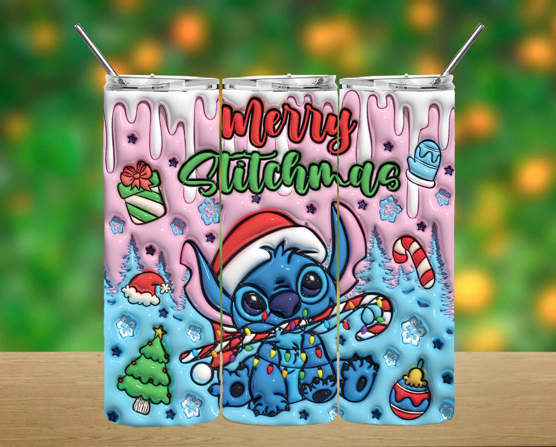 Christmas Stitch Tumbler