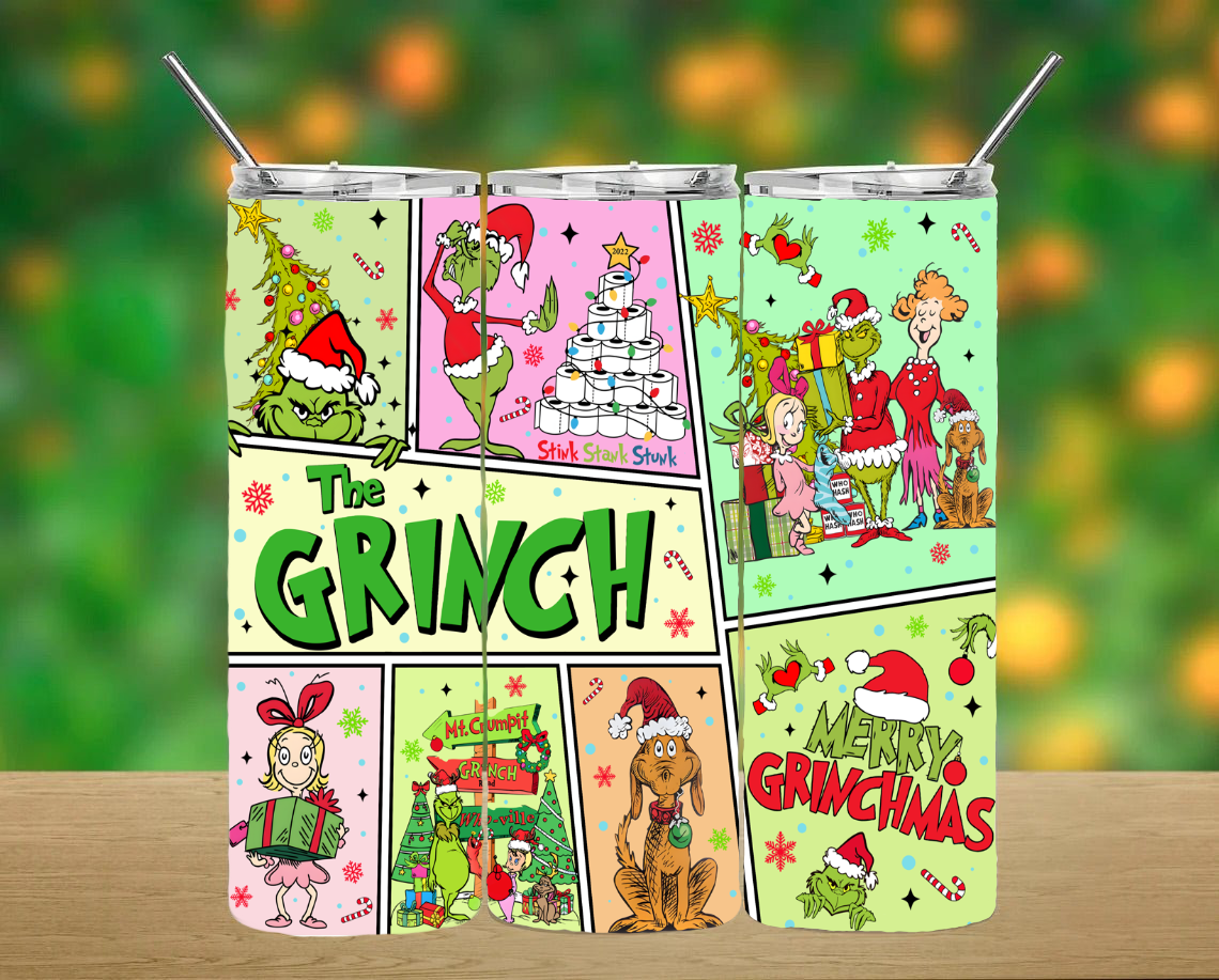 Christmas Grinch Tumbler