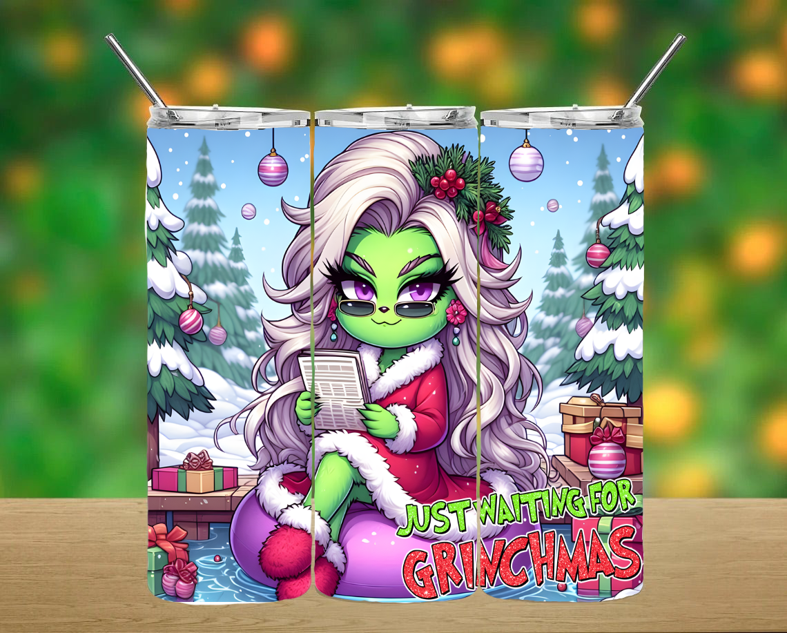 Grinch Girlie Tumbler