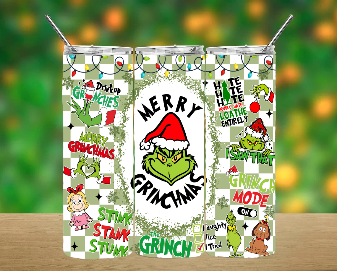 Christmas Grinch Tumbler