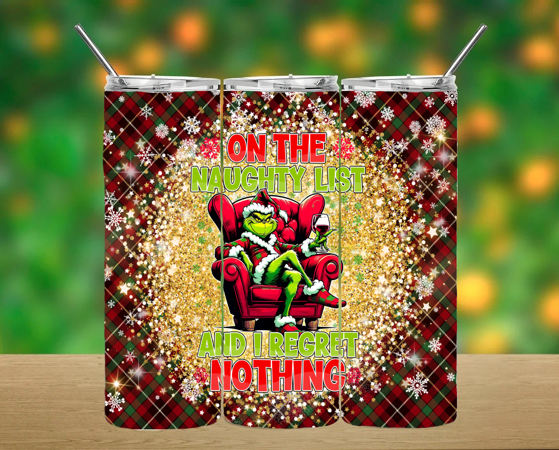 Christmas Grinch Tumbler