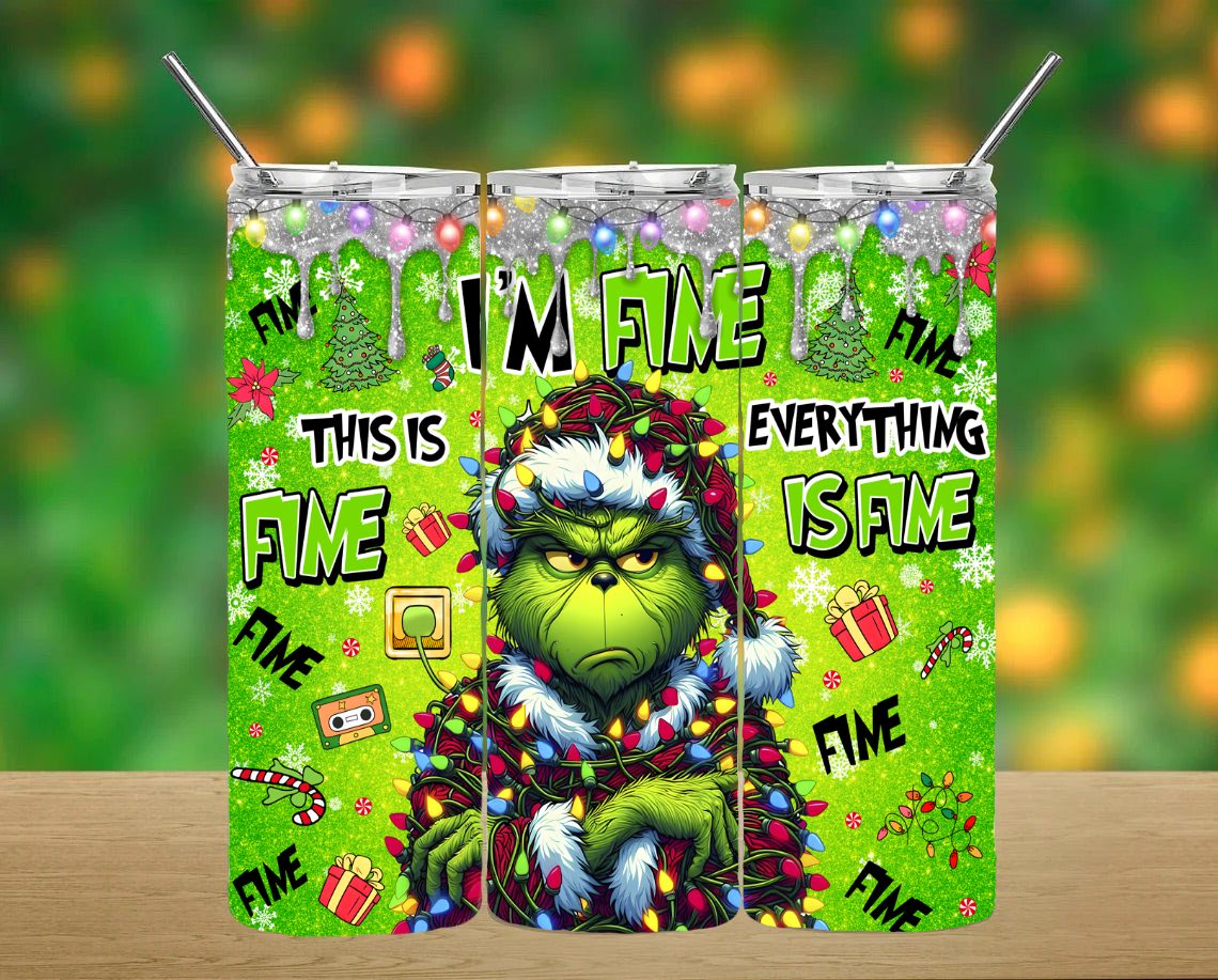 Christmas Grinch Tumbler