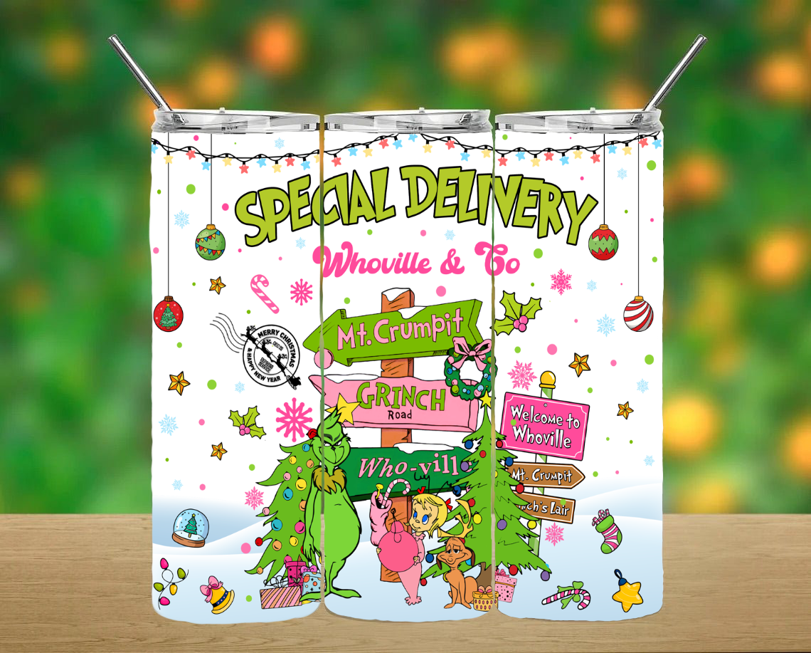 Christmas Grinch Tumbler