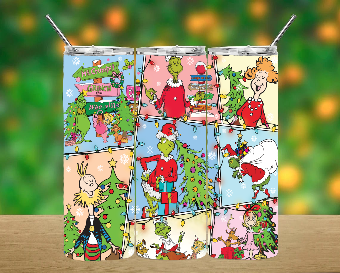 Christmas Grinch Tumbler