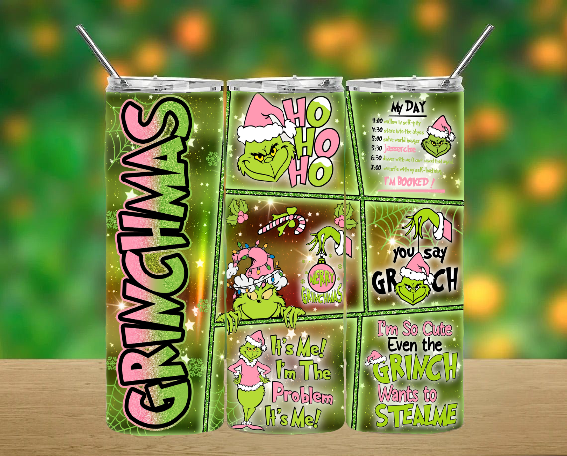 Christmas Grinch Tumbler