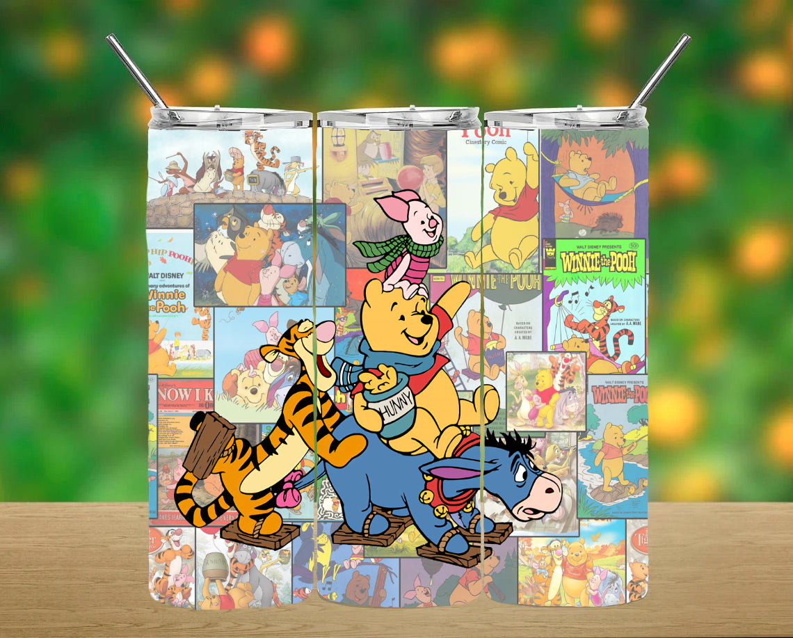 Pooh Bear and Friends Tumbler