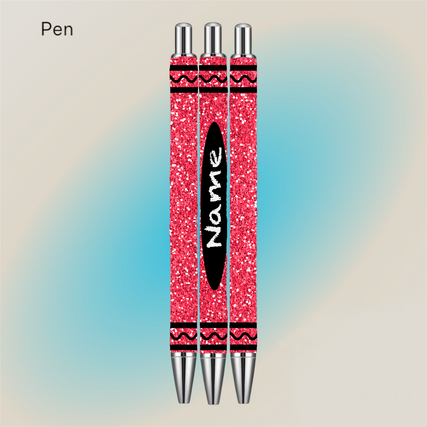 Glitter Crayon Pen