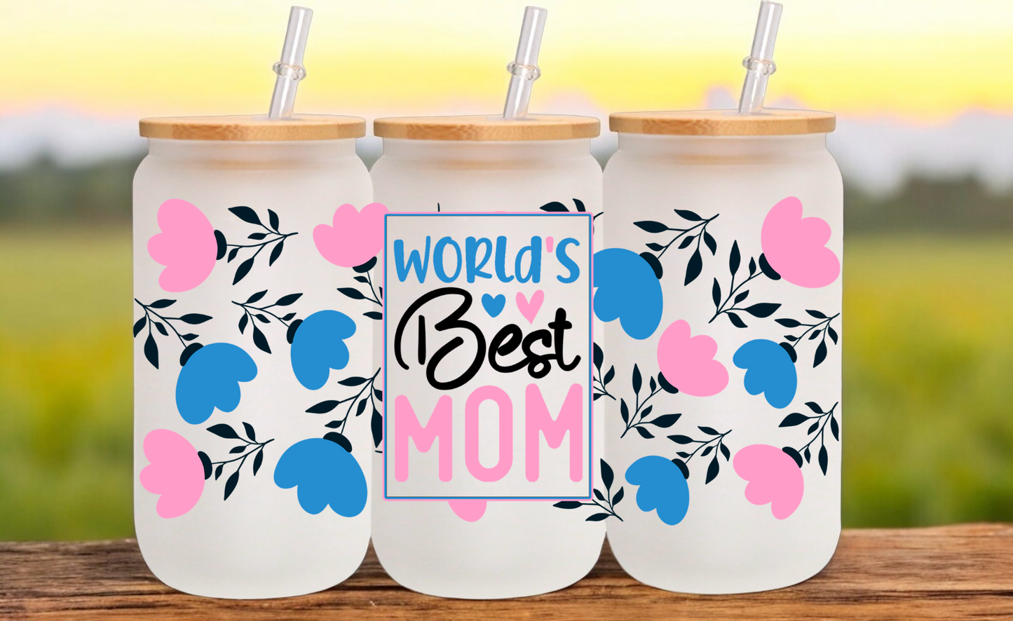 Best Mom Glass Cup
