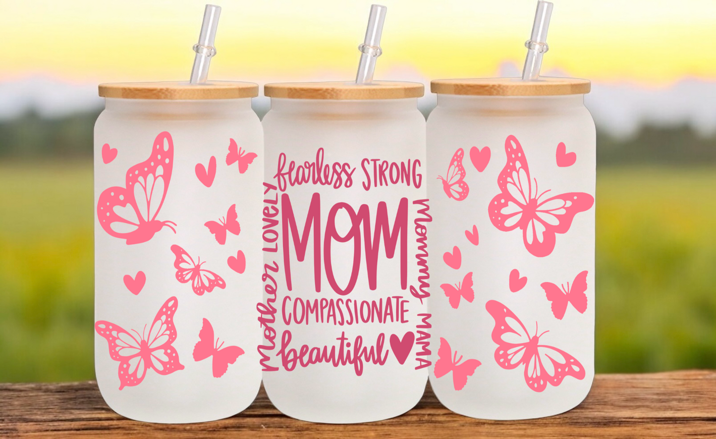 Mom Glass Cup
