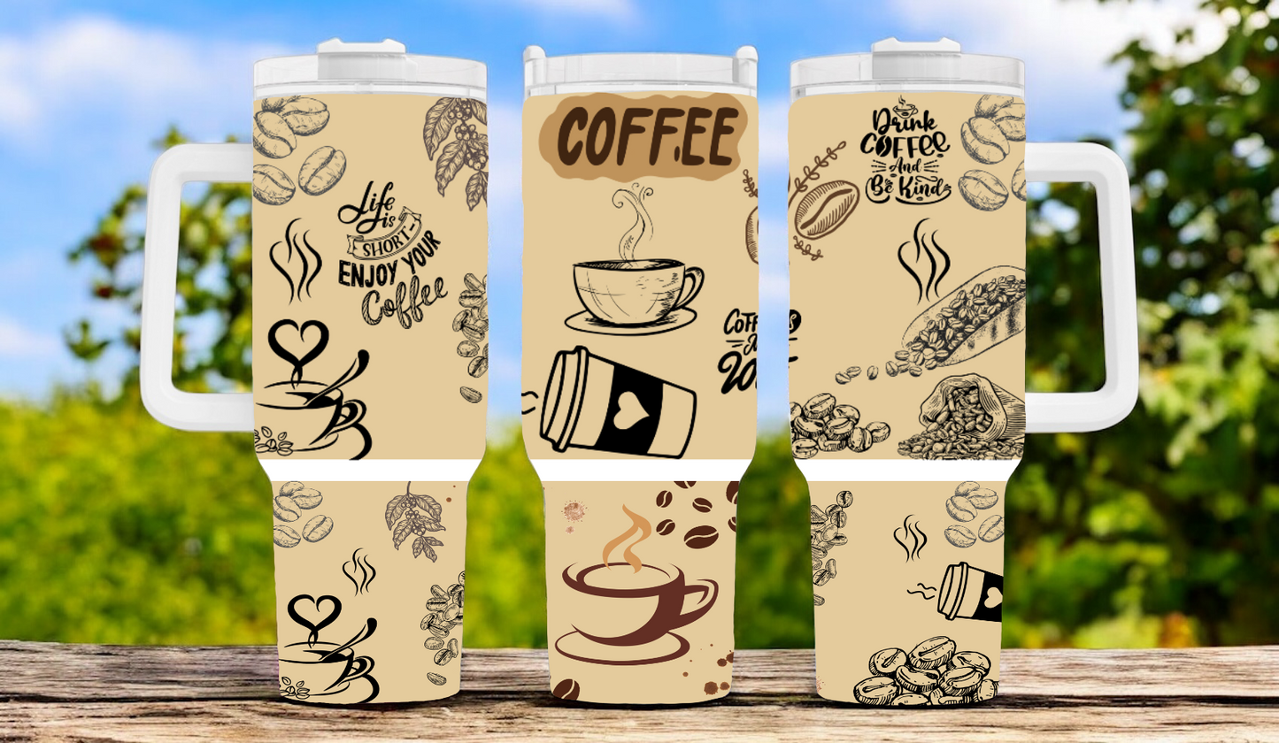 Coffee 40oz Tumbler