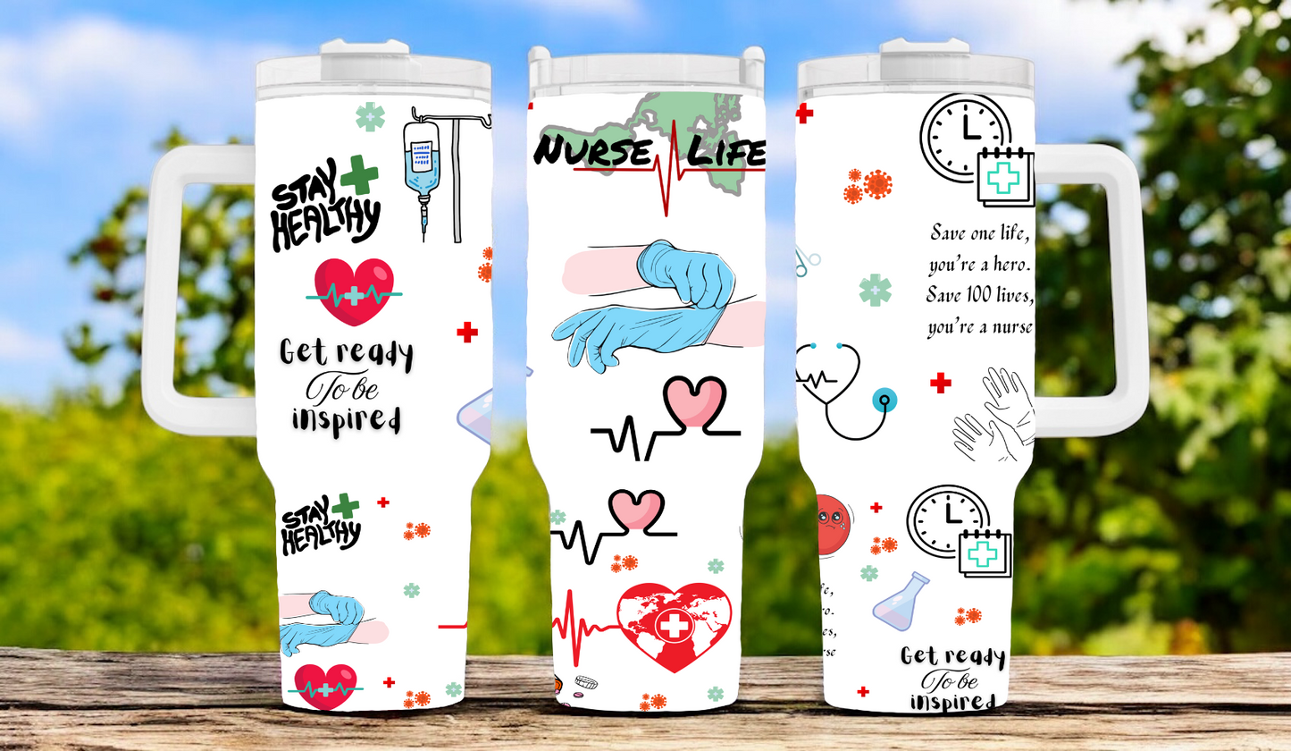 Nurse 40oz Tumbler