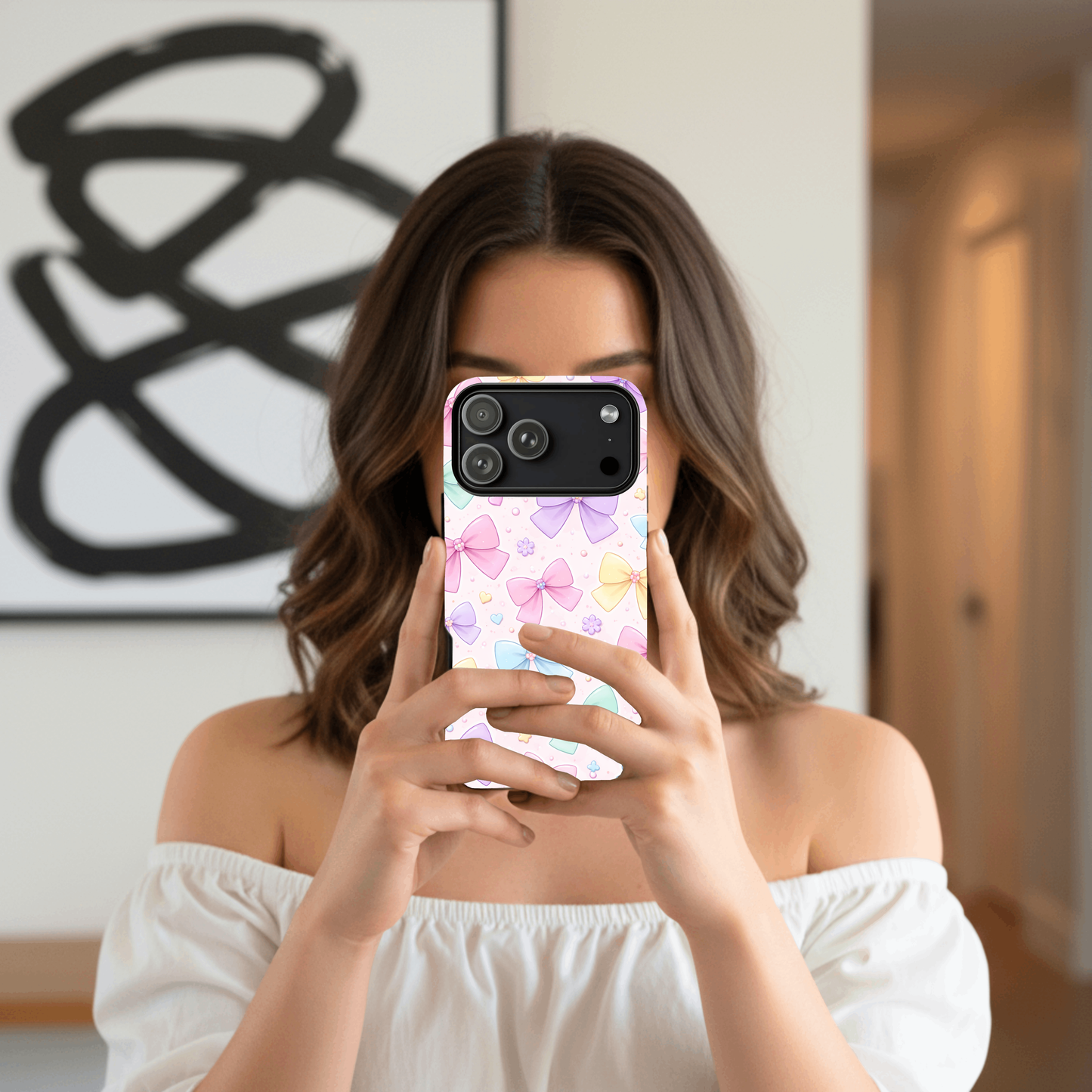 Pastel Bow Phone Case