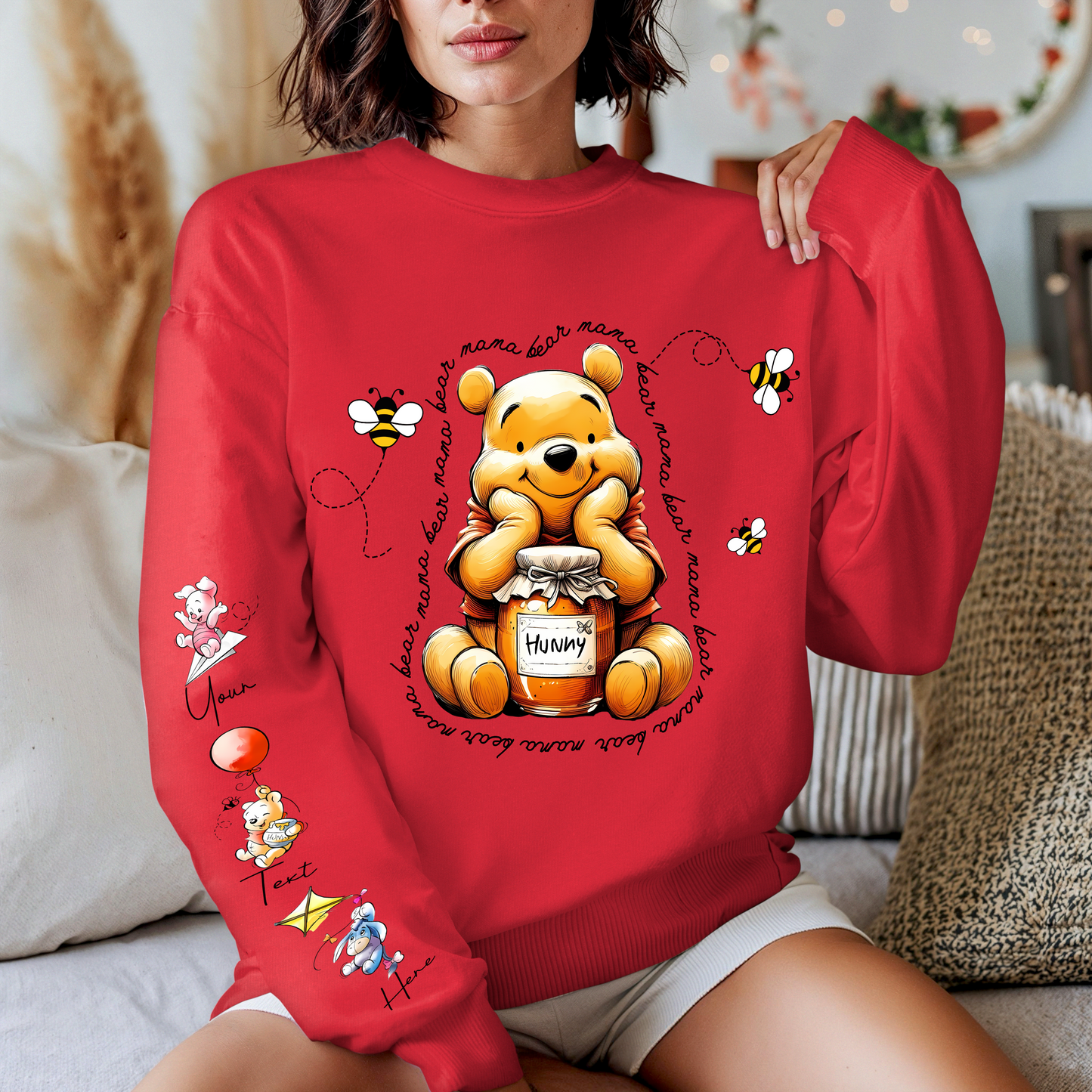Pooh Mama Bear Sweater