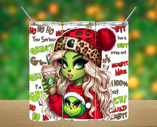 Grinch Girlie Tumbler