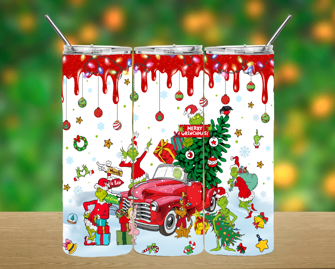 Christmas Grinch Tumbler