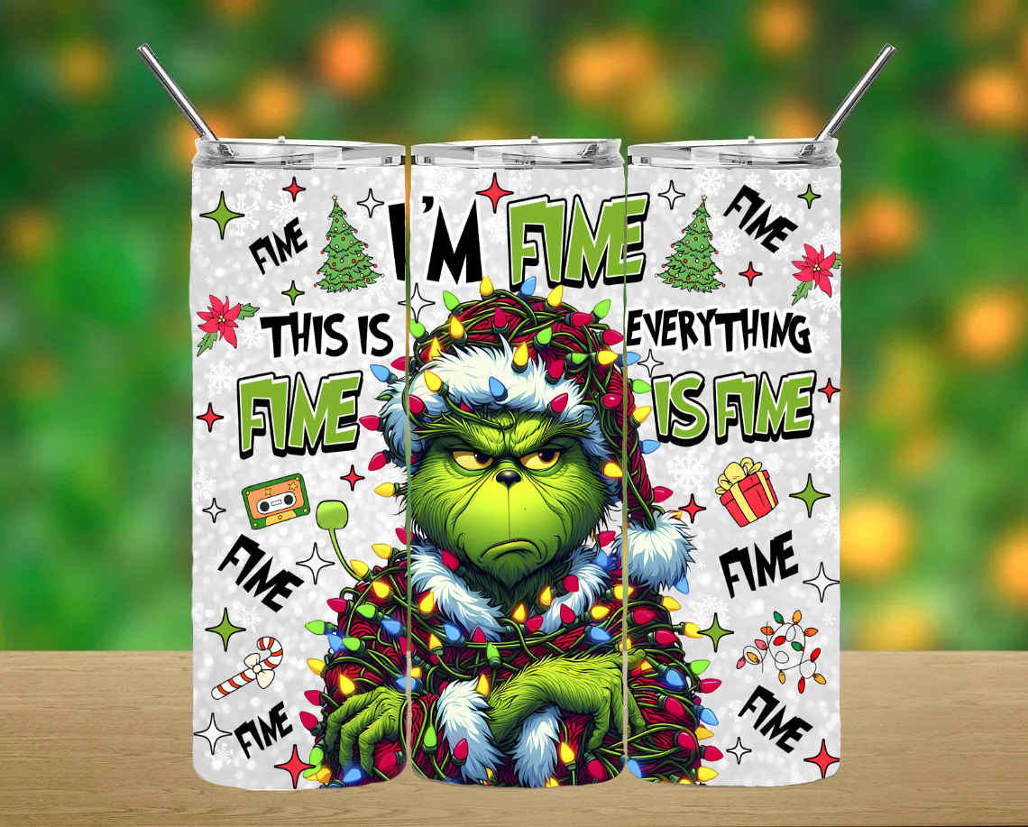 Christmas Grinch Tumbler