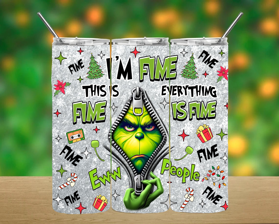 Christmas Grinch Tumbler