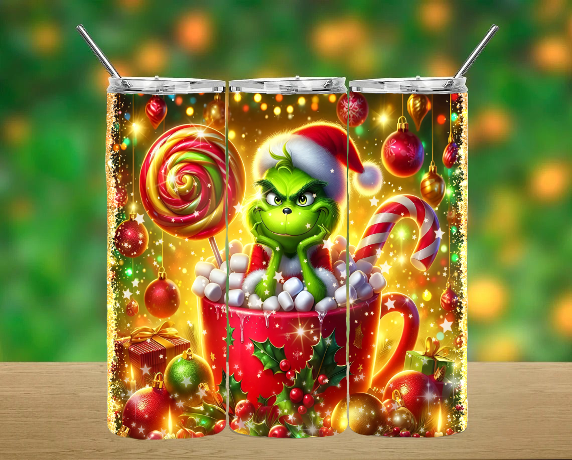 Christmas Grinch Tumbler