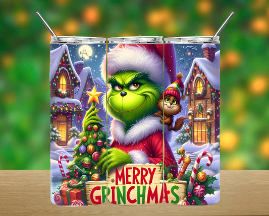 Christmas Grinch Tumbler