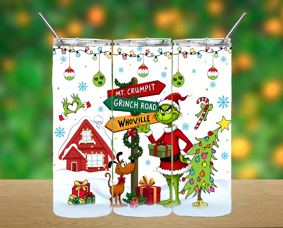 Christmas Grinch Tumbler