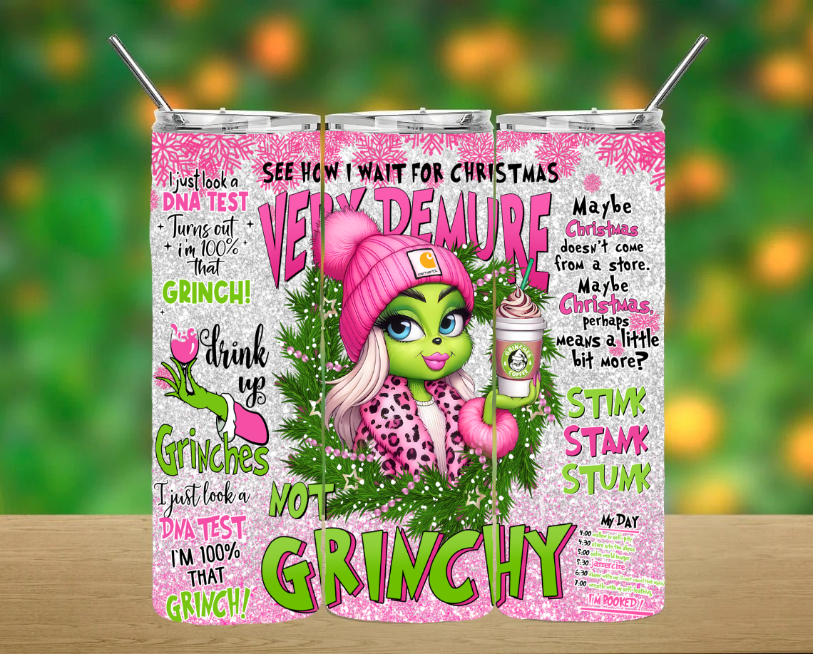 Grinch Girlie Tumbler