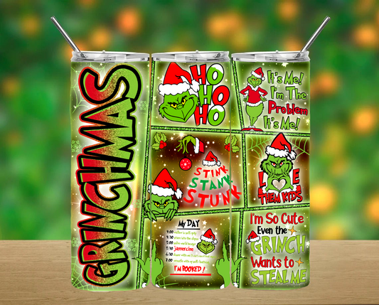 Christmas Grinch Tumbler