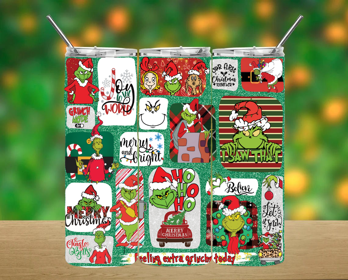 Christmas Grinch Tumbler