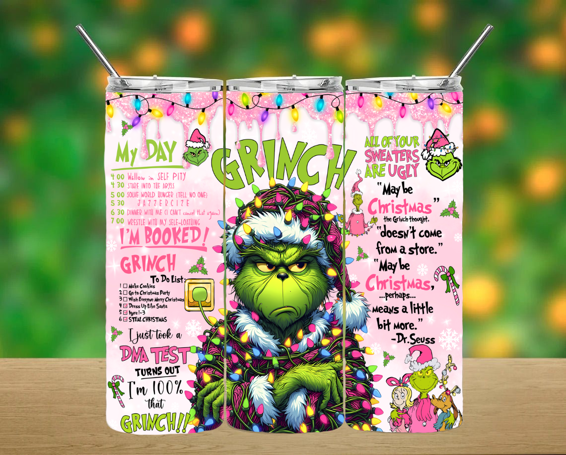 Christmas Grinch Tumbler