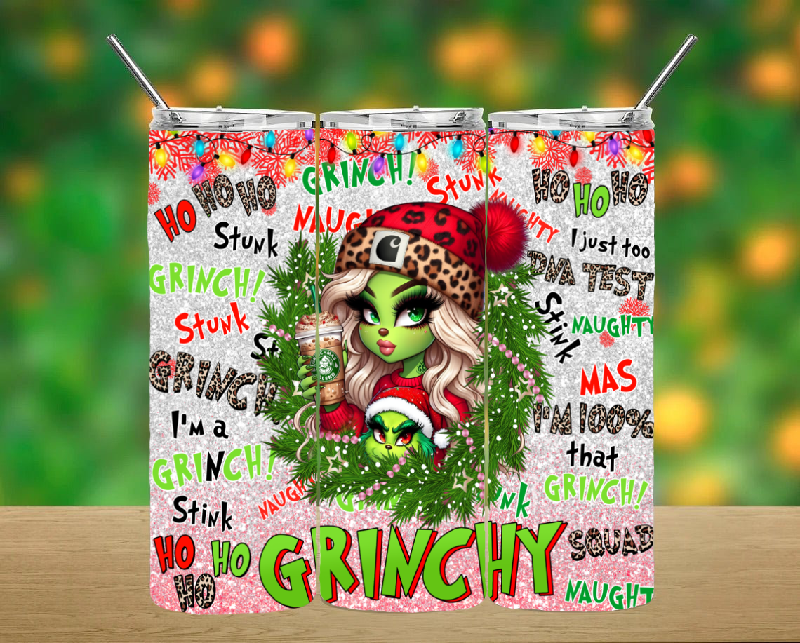 Grinch Girlie Tumbler