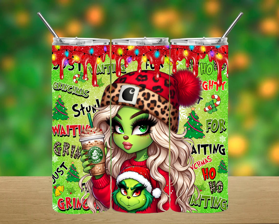 Grinch Girlie Tumbler