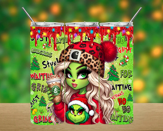 Grinch Girlie Tumbler