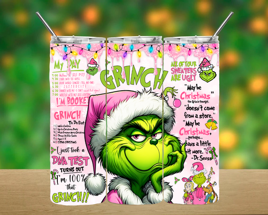 Christmas Grinch Tumbler