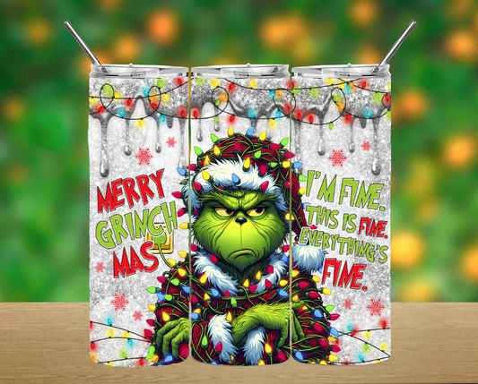 Christmas Grinch Tumbler