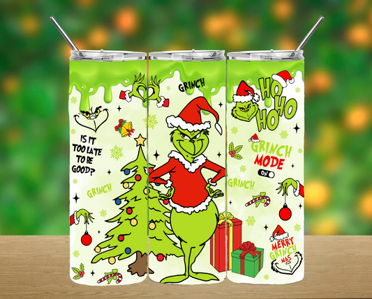 Christmas Grinch Tumbler
