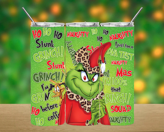 Christmas Grinch Tumbler