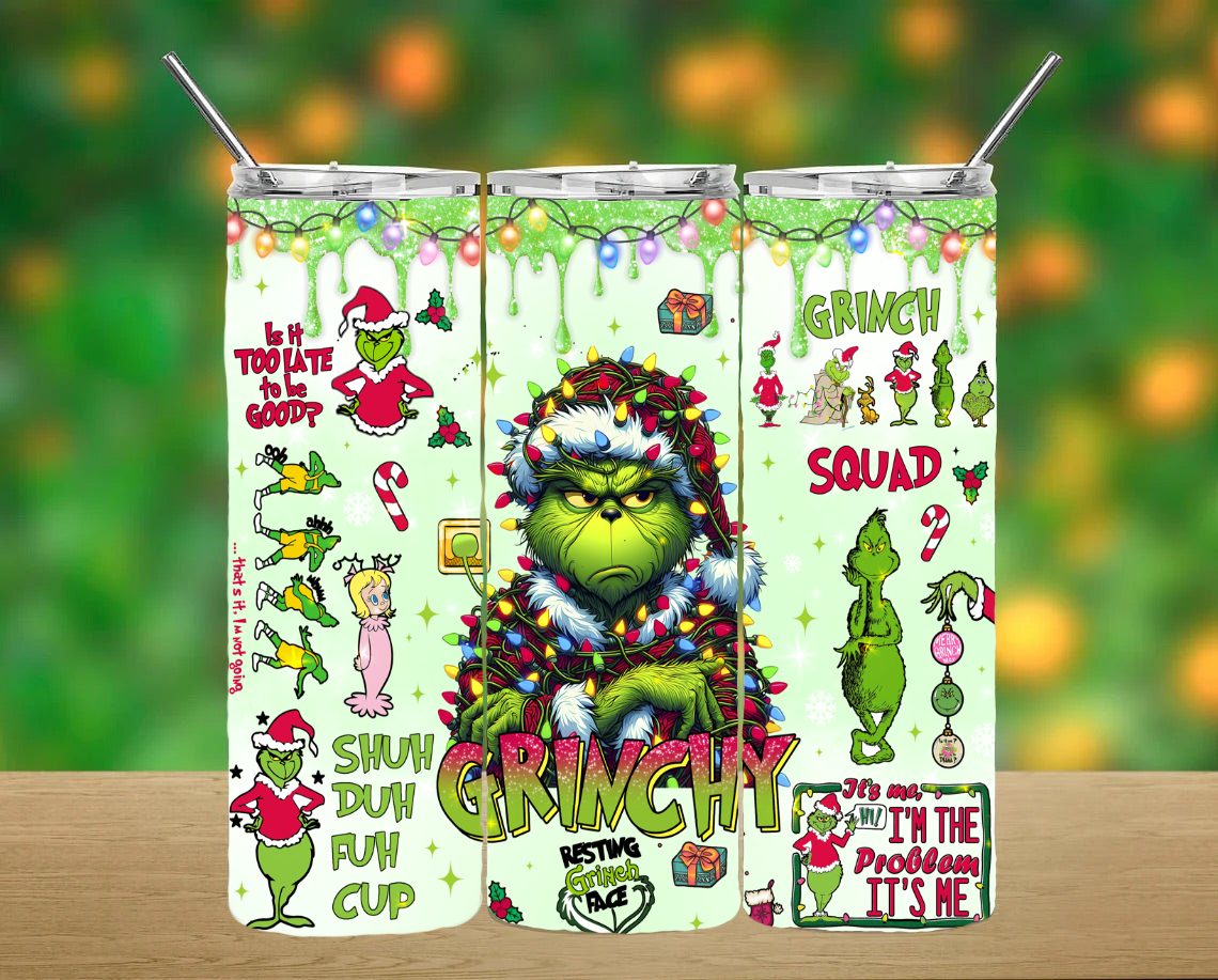 Christmas Grinch Tumbler