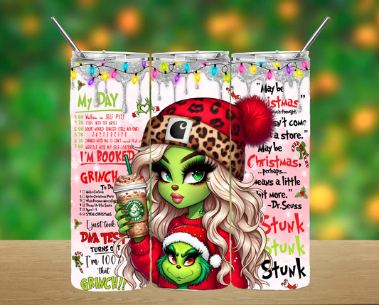 Grinch Girlie Tumbler
