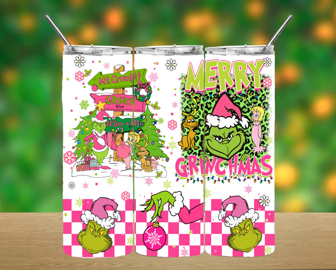 Christmas Grinch Tumbler