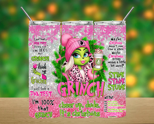 Grinch Girlie Tumbler