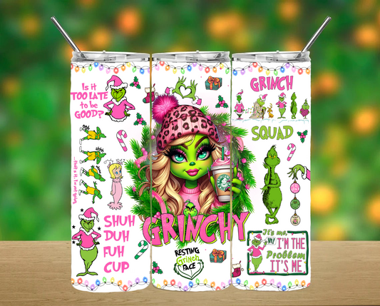 Grinch Girlie Tumbler