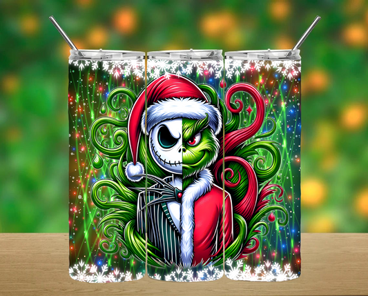 Christmas Grinch and Jack Tumbler