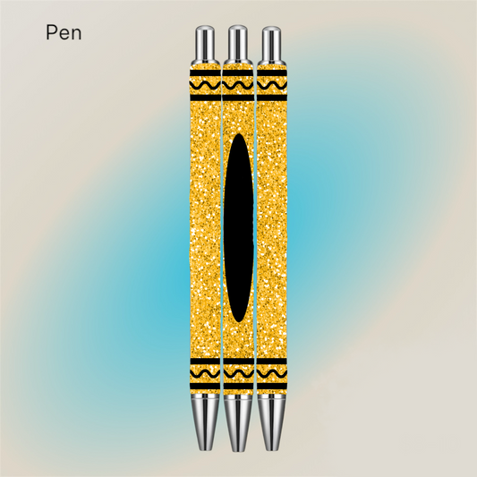 Glitter Crayon Pen
