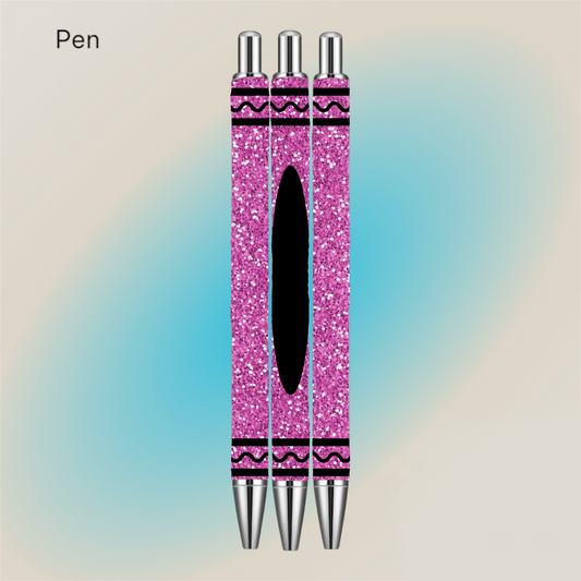 Glitter Crayon Pen