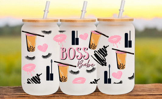 Boss Babe Glass Cup