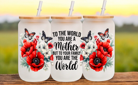 Mom Glass Cup