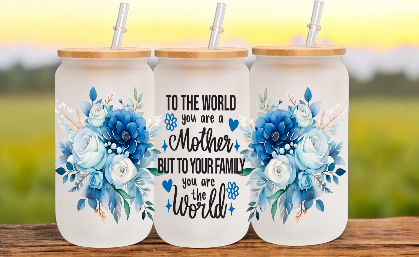 Mom Glass Cup