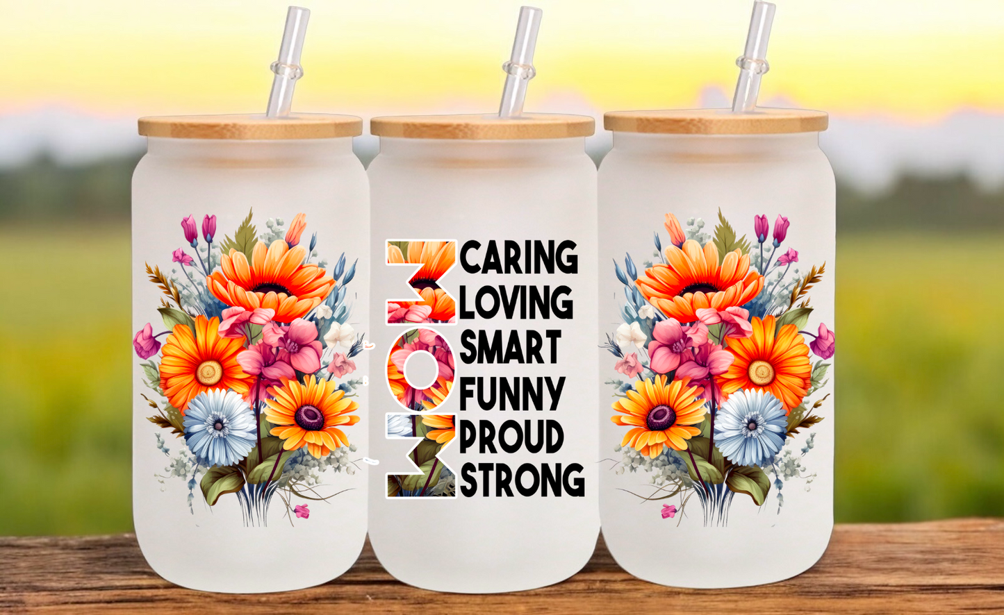 Mom Glass Cup