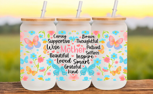 Mom Glass Cup